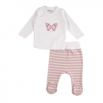 Бебешки комплект с пеперудка за момичета