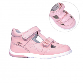 Детски анатомични обувки за момичета в розово 1