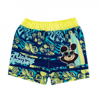 Детски бански за момчета в синьо и жълто