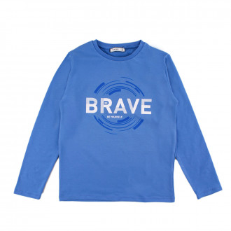 Детска блуза за мочета ''Brave'' в синьо