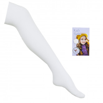 Детски памучен чорапогащник в екрю