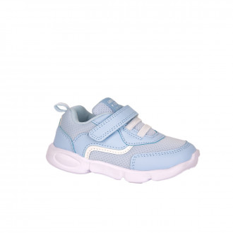 Дишащи спортни маратонки за момичета в светлосиньо