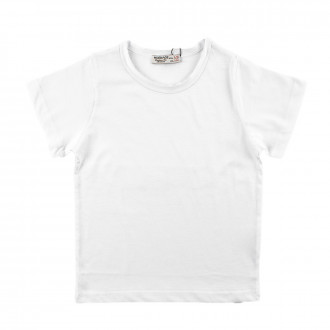 Детска бяла тениска за момчета