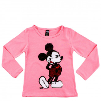 Блуза с пайети в розово (1 - 8 год.)