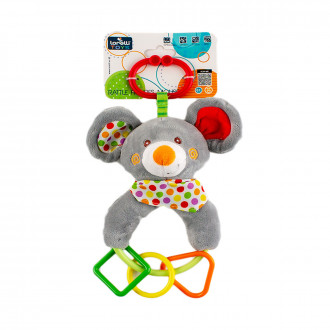 Бебешка дрънкаща играчка "Мишле" 26 см