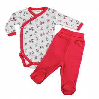 Бебешки комплект от две части за момичета