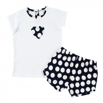 Летен комплект за момичета (0 - 18 мес.)