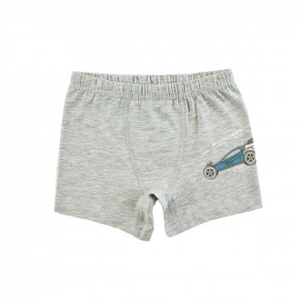 Боксер за момчета в цвят сив меланж