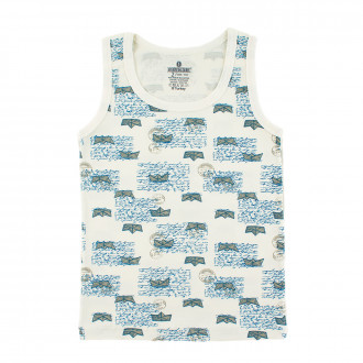 Потник за момчета в екрю "Лодки"