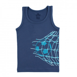 Потник за момчета в тъмносиньо "Баскетбол"