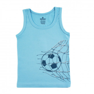 Потник за момчета в синьо "Баскетбол"