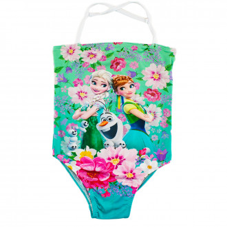 Детски цял бански за момичета с анимационен герой (2 - 6 год.)