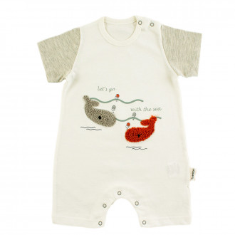 Летен гащеризон с 3D апликация (3 - 9 мес.)