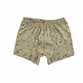 Детски боксер за момчета в тъмнобежово