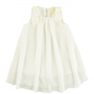 Лятна рокля "Ваня" в екрю (6 - 24 мес.)