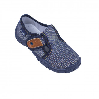 Анатомични дишащи текстилни обувки в син цвят 1