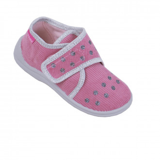 Анатомични дишащи текстилни обувки в опушено розово