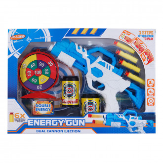 Автомат с меки патрони и мишени 41 х 29 см