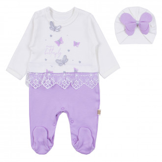 Бебешки гащеризон с шапка "Mini butterfly" 1