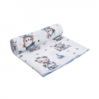 Бебешка бархетна пелена 80/80 см ''Моряче"