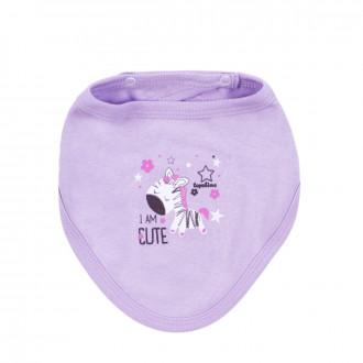 Бебешка двупластова бандана "I'm cute"