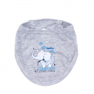 Бебешка двупластова бандана "Love sea"