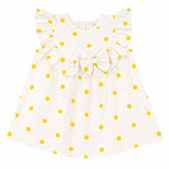 Бебешка ефирна рокля на точки