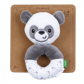Бебешка мека дрънкалка "Панда" 15 см