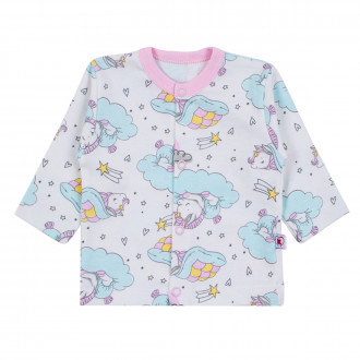 Бебешка памучна жилетка "Unicorn" 1