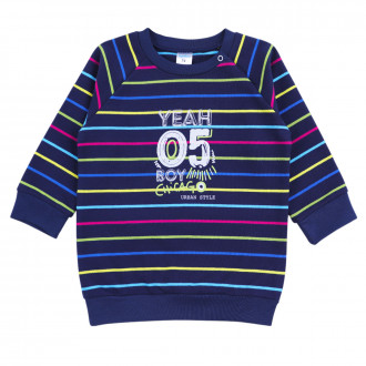 Бебешка плътна блуза "Yeah"