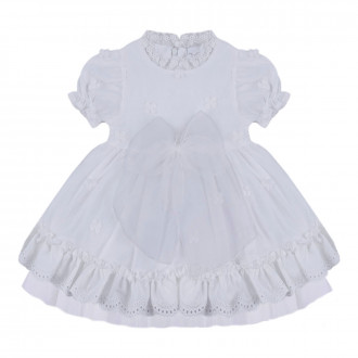 Бебешка рокля с ефирна пандела