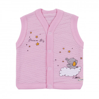Бебешки капитониран елек ''Dream'' в розово