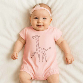 Бебешки летен гащеризон "Giraffe" 1