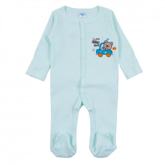 Бебешки гащеризон от памучен рипс "Baby bear" 1