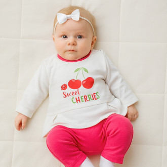 Бебешки комплект за момичета ''Sweet cherries'' 1