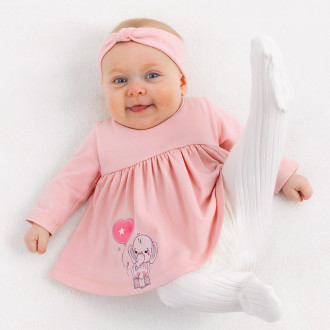 Бебешки комплект с лента за глава "Baby elephant" 1
