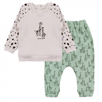 Бебешки памучен комплект ''My mom''