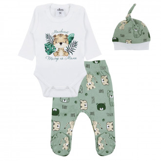 Бебешки комплект от 3 части с тигърче