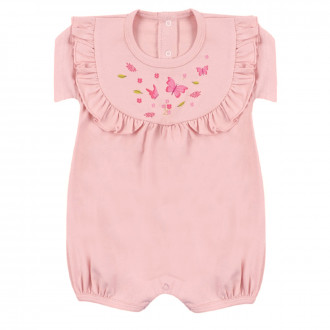 Летен бебешки ромпър ''Butterfly'' в пудра