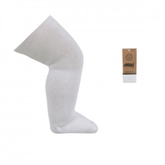 Бебешки памучен чорапогащник в екрю