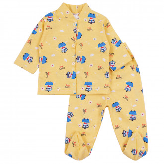 Бебешки памучен комплект "Happy day"