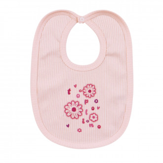 Бебешки рипсов лигавник "Flowers"