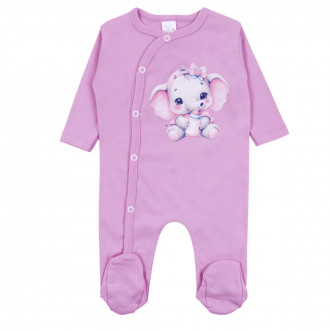 Бебешки памучен ромпър "Baby elephant" 1