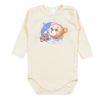 Бебешко памучно боди "Hello bear"