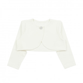 Бебешко памучно болеро в екрю