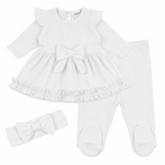 Бебешки комплект ''Born Pretty'' в екрю