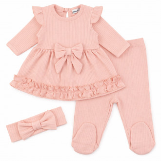 Бебешки комплект ''Born Pretty'' в праскова