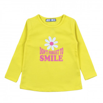Детска блуза "Smile" в жълто 1