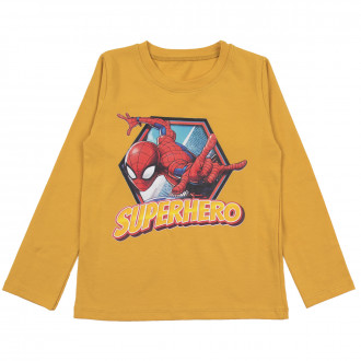 Детска блуза за момчета "Superhero" в охра 1