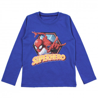 Детска блуза за момчета "Superhero" в синьо 1